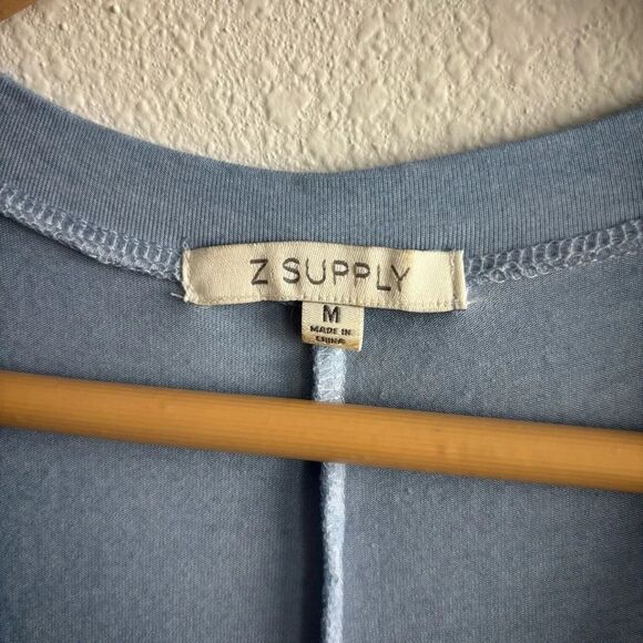 Z Supply The Vagabond Tank Light Blue Sleeveless Oversized Flowy Top - Picture 6 of 11